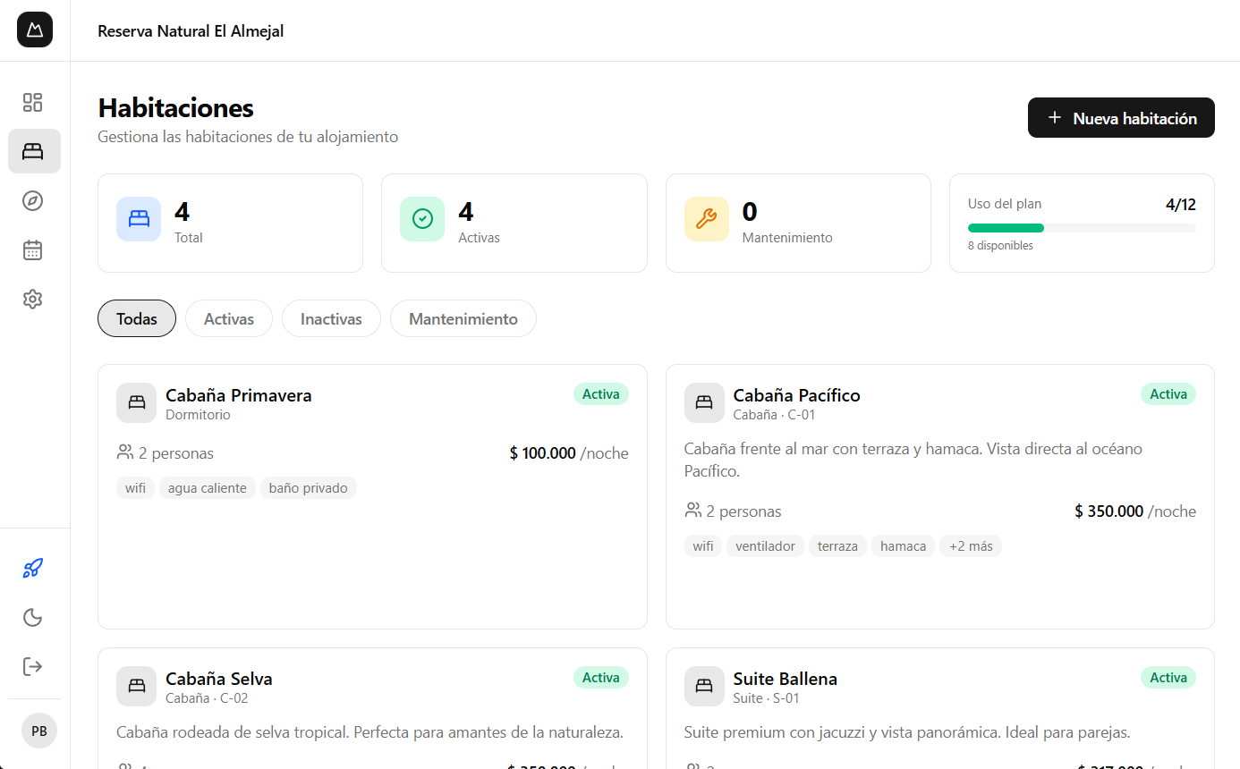 Rooms view in Lodgelys